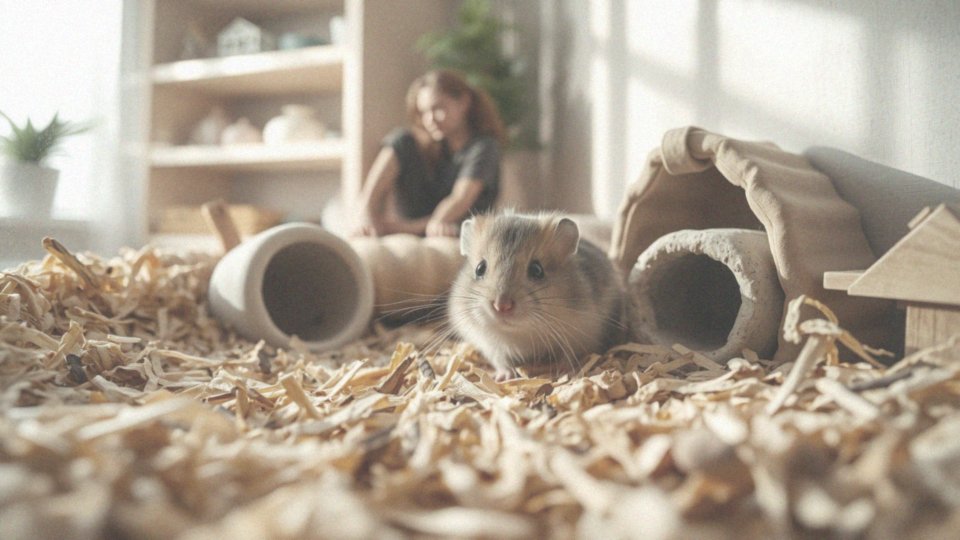 Jakie są znaczenie cichych popiskiwań chomika dżungarskiego?